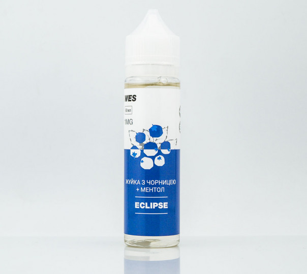 Рідина WES The First Organic #4 Eclipse 60ml 3mg на органічному нікотині зі смаком чорниці та ментолу