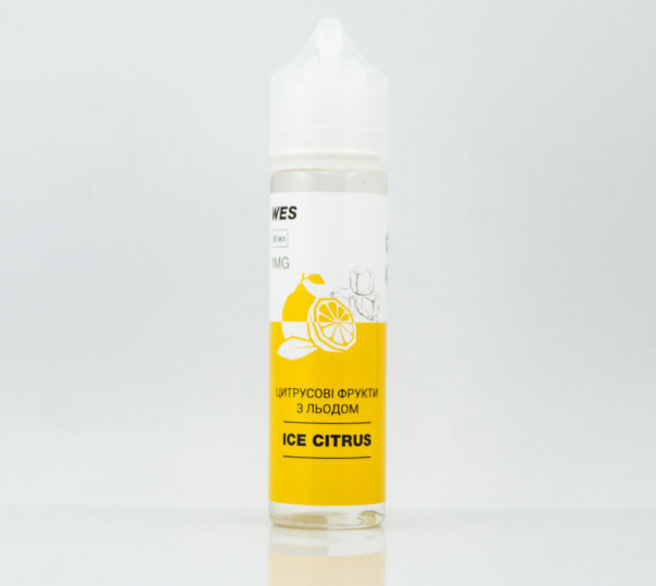 Рідина WES The First Organic #7 Ice Citrus 60ml 6mg на органічному нікотині зі смаком цитрусових з холодком
