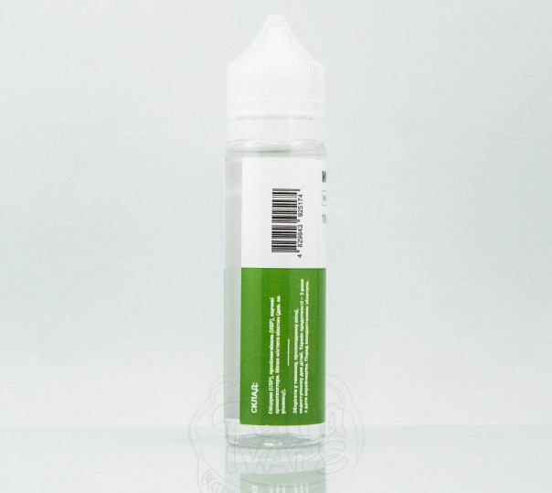 Рідина WES The First Organic #8 Ice Apple 60ml 6mg на органічному нікотині зі смаком яблука з холодком