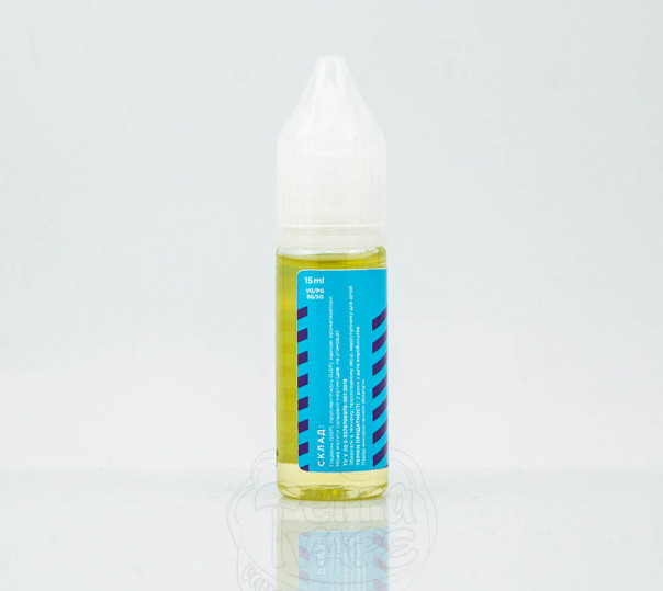 Рідина WES Energy Salt #3 Blue 15ml 50mg на сольовому нікотині зі смаком ягід Рідина WES Energy Salt #3 Blue 15ml 50mg на сольовому нікотині зі смаком ягід