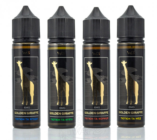 Рідина WES Golden Giraffe Organic 60ml на органічному нікотині