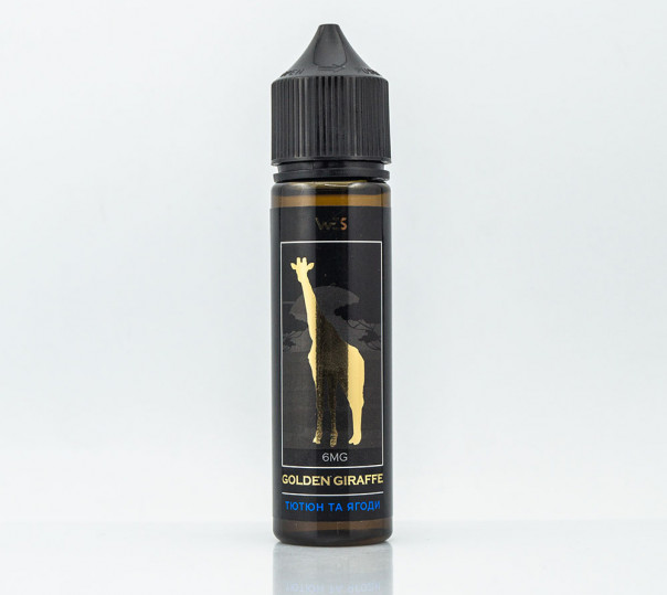 Рідина WES Golden Giraffe Organic #3 Тютюн з ягодами 60ml 6mg на органічному нікотині