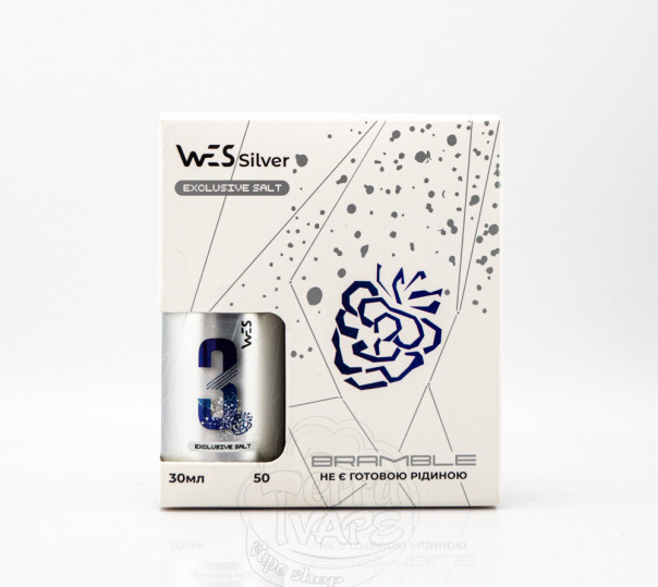 Рідина WES Silver Salt #3 Bramble 30ml 50mg зі смаком ягід (набір компонентів) Рідина WES Silver Salt #3 Bramble 30ml 50mg зі смаком ягід (набір компонентів)