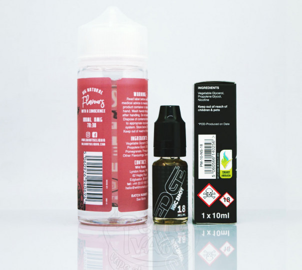 Жидкость Wild Roots Organic Pomegranate, Queen Pineapple, Cucumber 120ml 3mg на органическом никотине Жидкость Wild Roots Organic Pomegranate, Queen Pineapple, Cucumber 120ml 3mg на органическом никотине