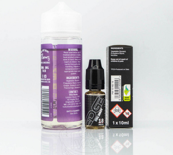 Жидкость Wild Roots Organic Autumn Grape, Guava, Jackfruit 110ml 1.5mg на органическом никотине