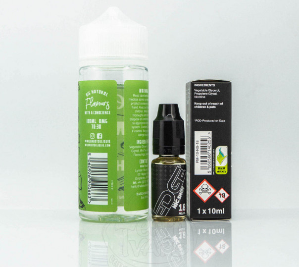 Рідина Wild Roots Organic Mint Tea, Rhubarb 100ml 0mg без нікотину