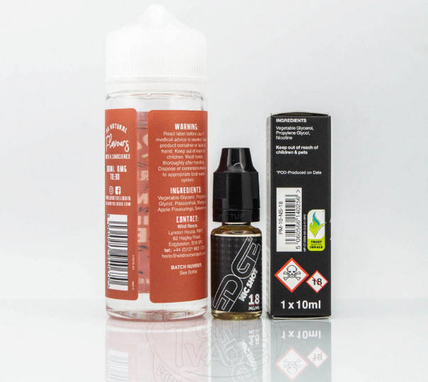 Жидкость Wild Roots Organic Passionfruit, Wild Mango, Red Delicious Apple 120ml 3mg на органическом никотине Жидкость Wild Roots Organic Passionfruit, Wild Mango, Red Delicious Apple 120ml 3mg на органическом никотине