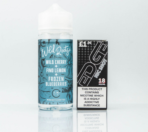 Жидкость Wild Roots Organic Wild Cherry, Fino Lemon, Frozen Blueberries 120ml 3mg на органическом никотине