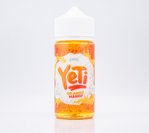 Рідина Yeti Organic Orange Mango 100ml 3mg на органічному нікотині зі смаком апельсину та манго