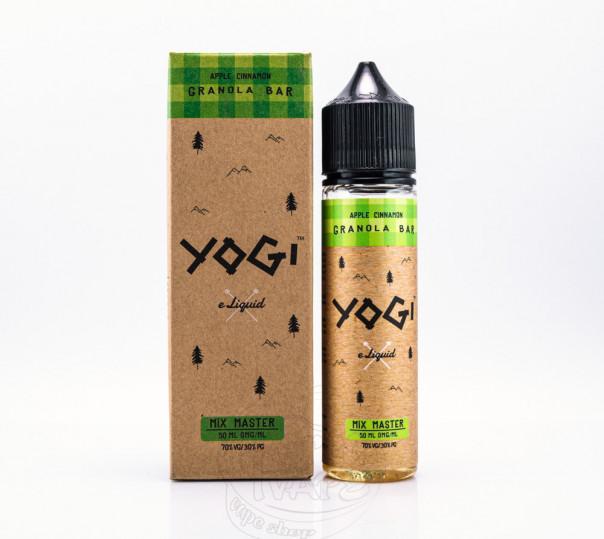 Рідина Yogi Organic Apple Cinnamon Granola Bar 60ml 6mg на органічному нікотині