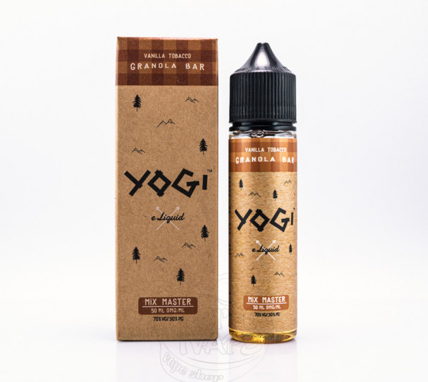 Рідина Yogi Organic Vanilla Tobacco Granola Bar 60ml 3mg на органічному нікотині