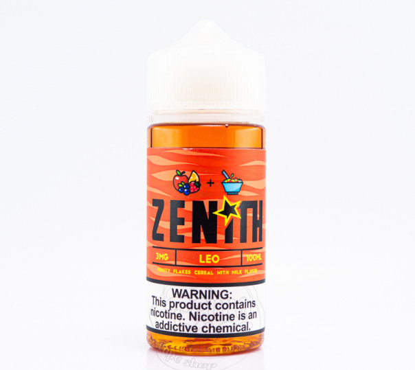 Рідина Zenith Organic Leo 100ml 3mg зі смаком фруктових пластівців