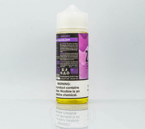 Рідина Zenith Organic Gemini 120ml 3mg на органічному нікотині зі смаком ягід Рідина Zenith Organic Gemini 120ml 3mg на органічному нікотині зі смаком ягід