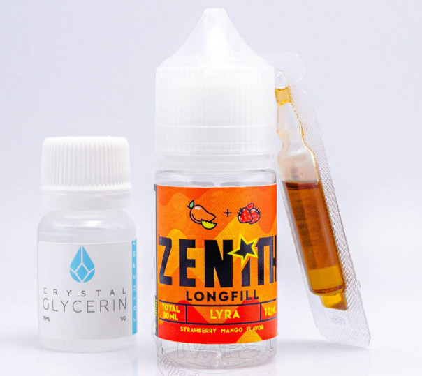Рідина Zenith Salt Lyra 30ml 50mg зі смаком манго і полуниці (набір компонентів)