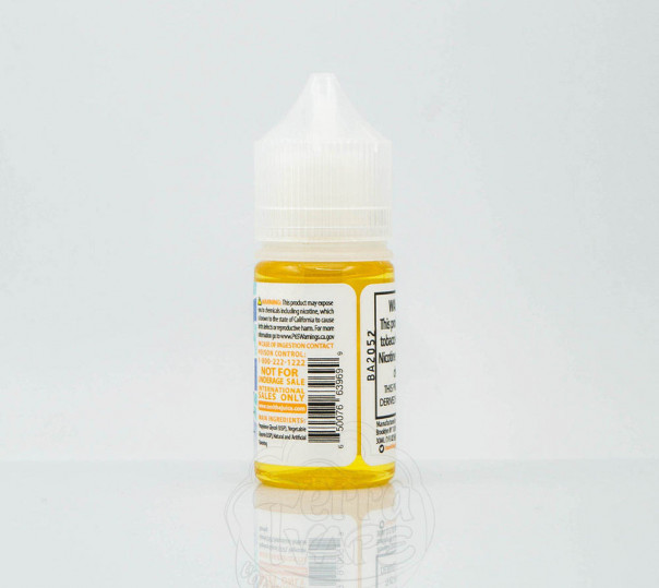 Рідина Zenith Salt Pisces Ice 30ml 25mg на сольовому нікотині зі смаком персика з синьою малиною і холодком