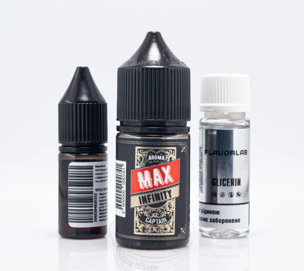 РідинаAromaMaxInfinitySaltCaptain30ml50mgзісмакомтютюнузтравами(набіркомпонентів)
