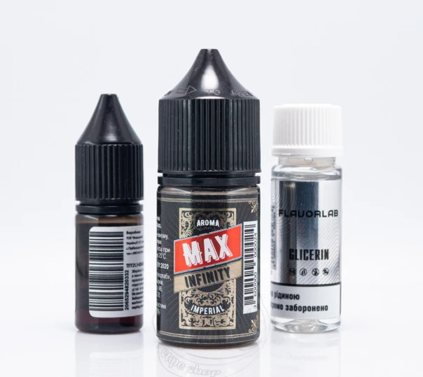 РідинаAromaMaxInfinitySaltImperial30ml50mgзісмакомсигари(набіркомпонентів)