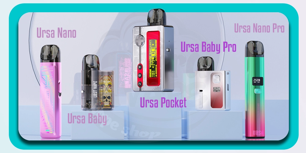 Зовнішній вигляд под-систем Lost Vape Ursa