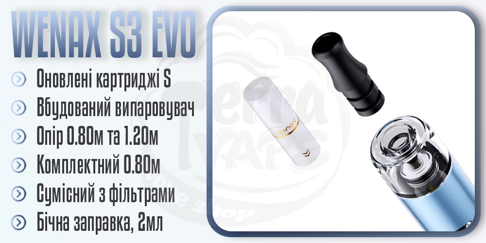Картриджі для Geekvape Wenax S3 Evo Pod System Kit