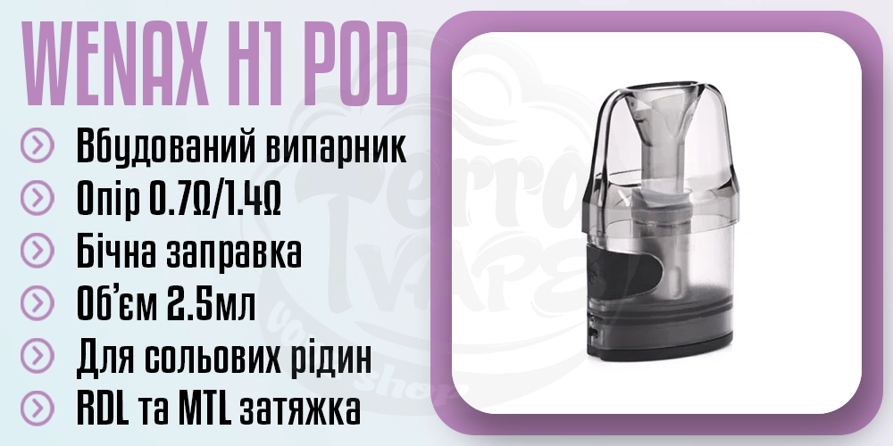 Картридж для GeekVape Wenax H1 Pod