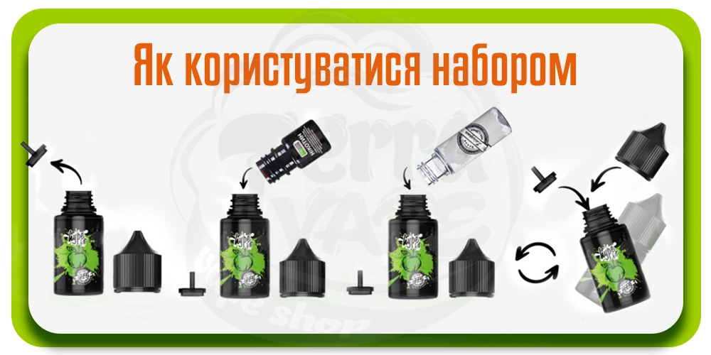 Як змішувати рідину Hype