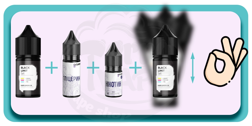 Як змішувати рідину Black Limit