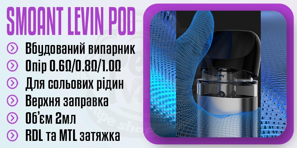 Картриджі Smoant Levin