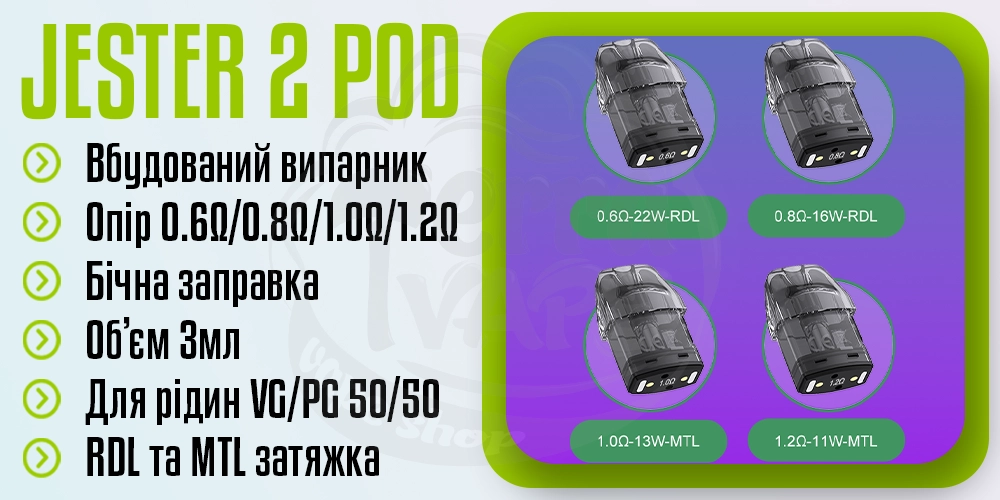Картридж для Vapefly Jester 2