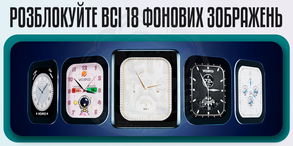 18 тем на вибір на дисплеї Voopoo Argus P3