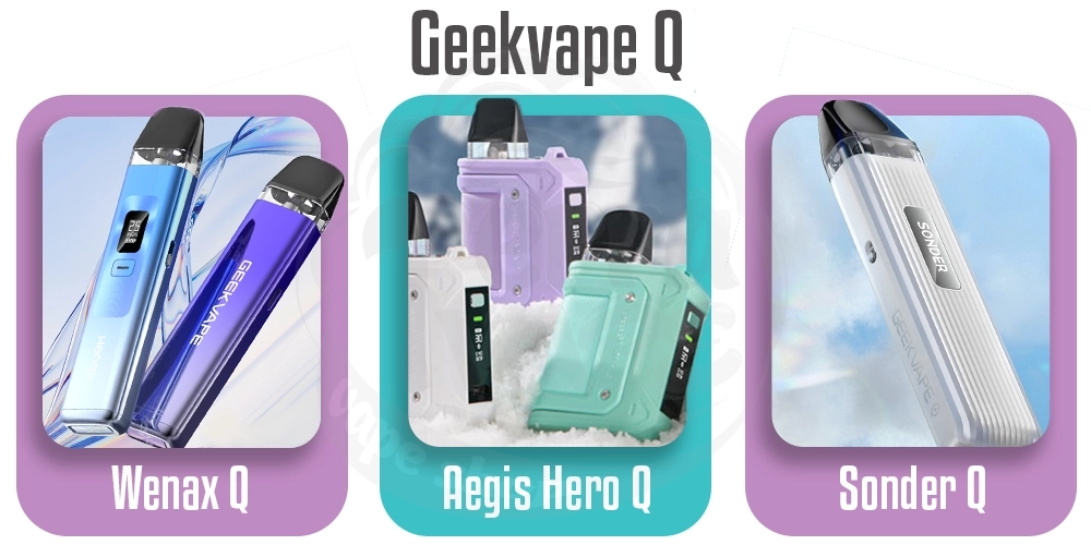 Види пристроїв Geekvape Q