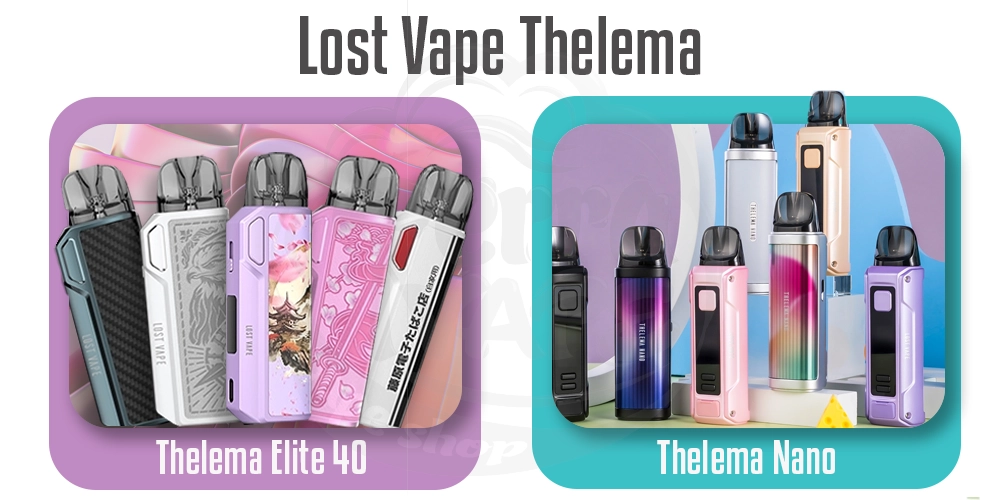 Види пристроїв Lost Vape Thelema