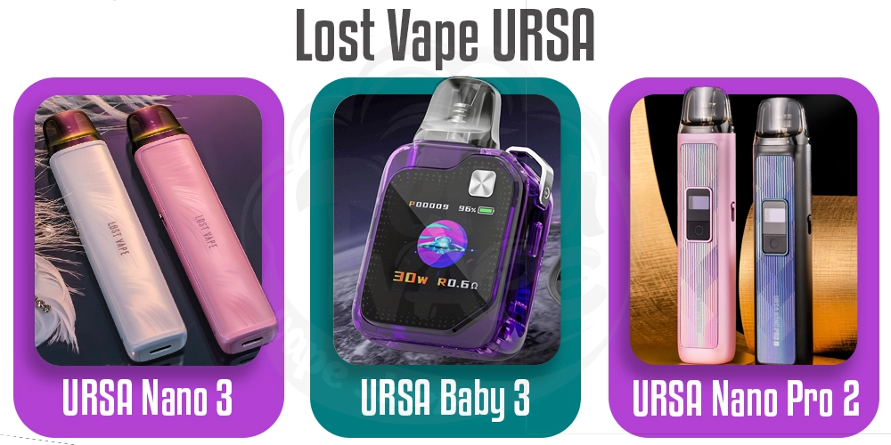 Види пристроїв Lost Vape Ursa