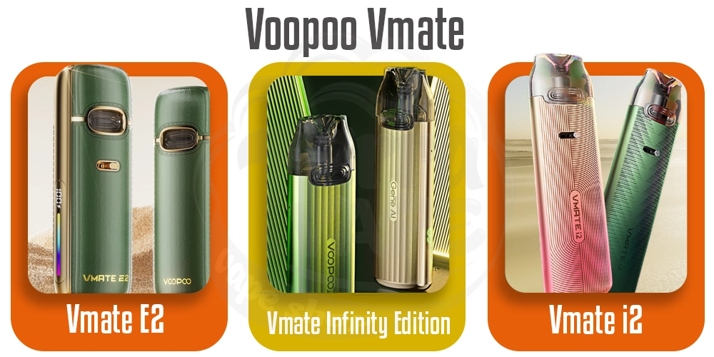 Види пристроїв Voopoo Vmate